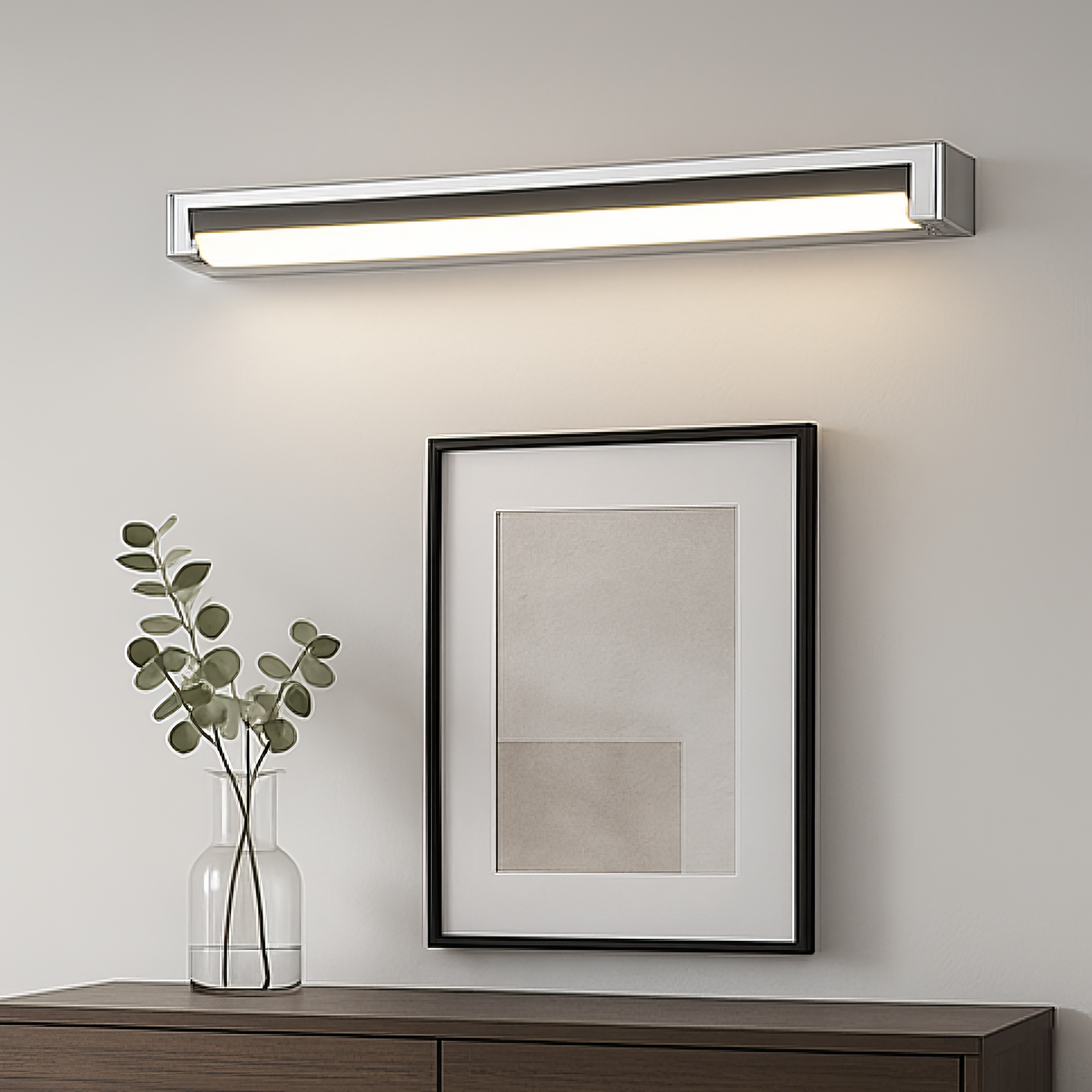 LED аплик за баня CCT димируем IP44 FABRIZIO, ориентиращ се