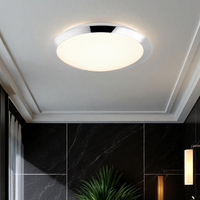 LED плафон за баня IP44 Umberto Хром 12W Еквивалент 100W