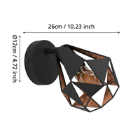 Аплик EGLO CARLTON 7 Black 1xE27