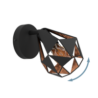 Аплик EGLO CARLTON 7 Black 1xE27