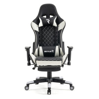 Геймърски стол, GalacticGlide, Black-White WF-6039