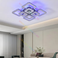 LED осветително тяло 4+4 Square Cristal Chrome Super RGB Еквивалент 1000W
