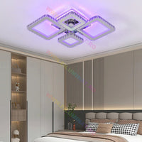 LED осветително тяло 2+2 DIAMOND RGB Chrome кристал Еквивалент 400W