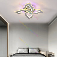 Осветително тяло LED Mini Camelia Cristal RGB с дистанционно, еквивалент 400W