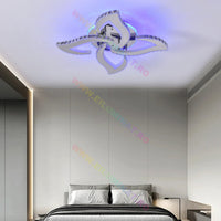 Осветително тяло LED Mini Camelia Cristal RGB с дистанционно, еквивалент 400W