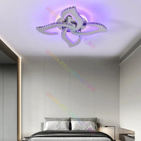 Осветително тяло LED Mini Camelia Cristal RGB с дистанционно, еквивалент 400W