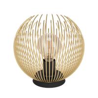Декоративна лампа VENEZUELA Black & Gold 23CM