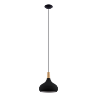 Пендел винтидж Mini SABINAR Black 110CM Eglo