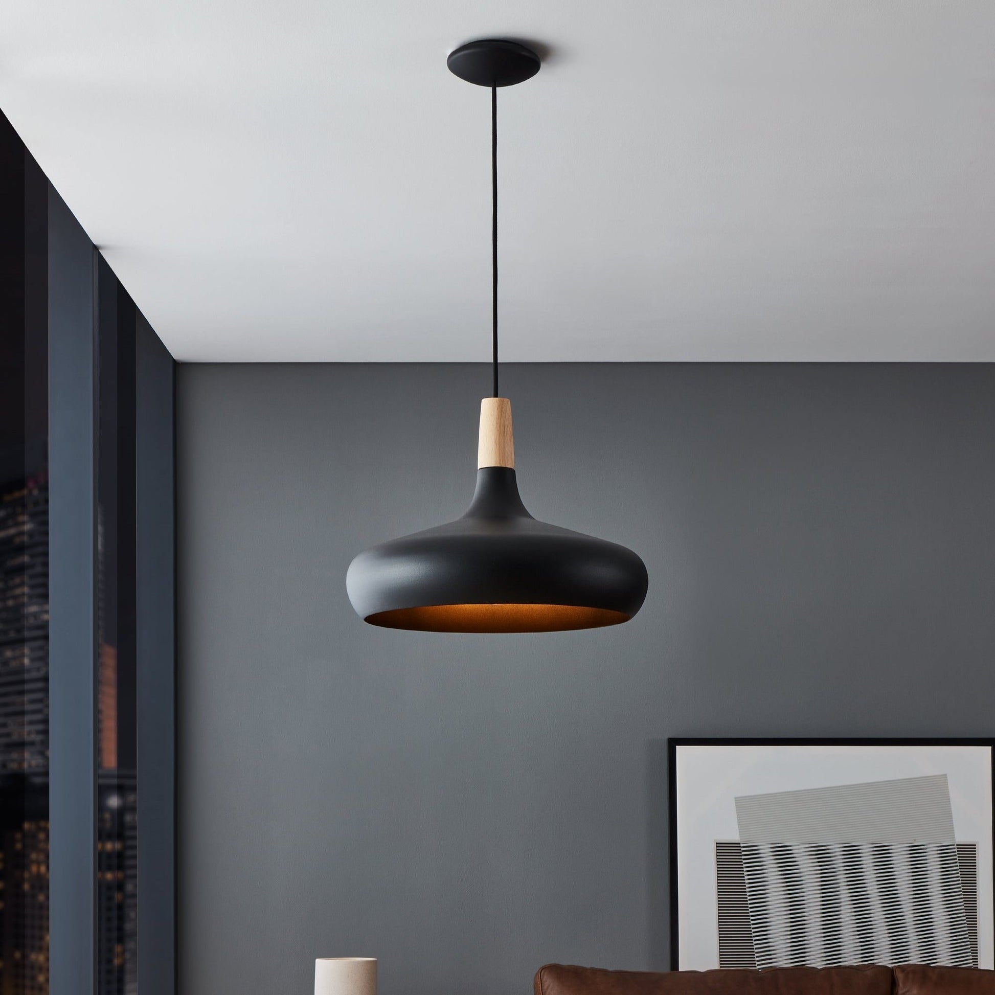 Пендел винтидж Mini SABINAR Black 110CM Eglo