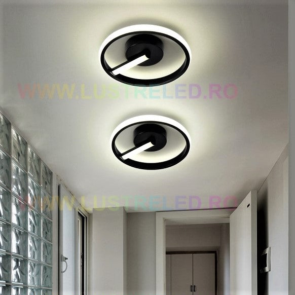 LED осветително тяло 32W VENUS ROUND BLACK Еквивалент 150W