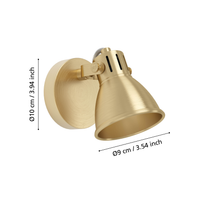 Аплик/Регулируем спот SERAS Gold EGLO