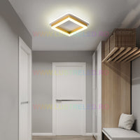 Lustra Led 64W Quadrata Gold Echivalent 200W Lighting Fixtures
