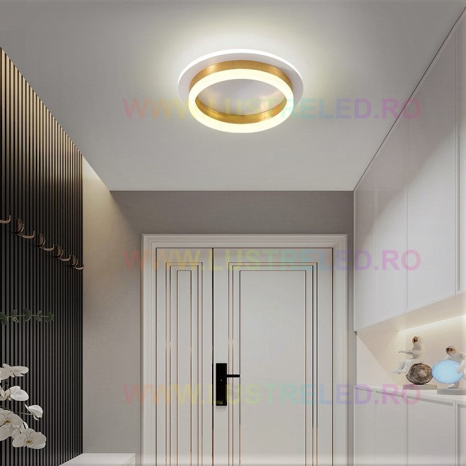 LED осветително тяло 50W RING GOLD Еквивалент 200W