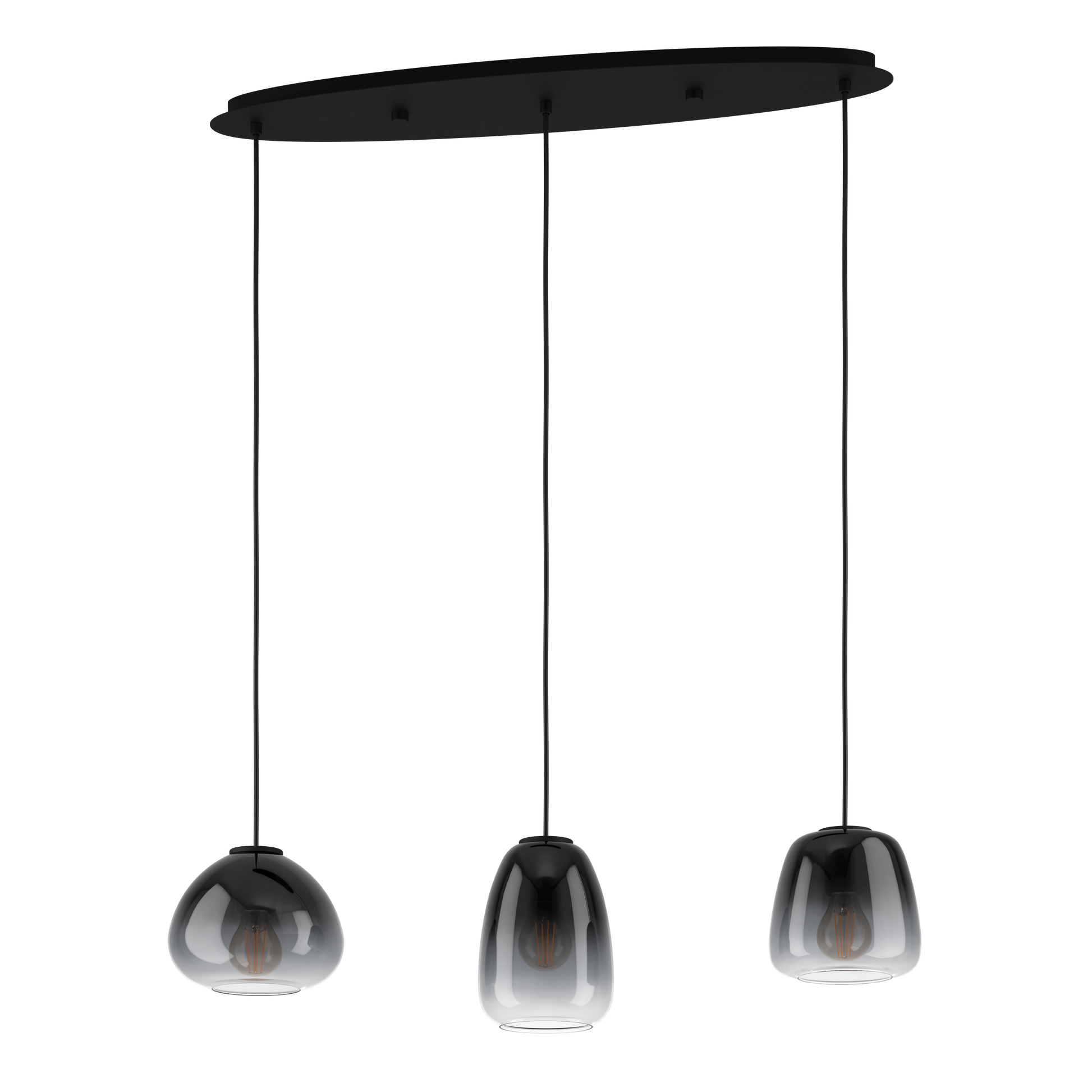 Окачено осветително тяло AGUILARES Black 104.5CM