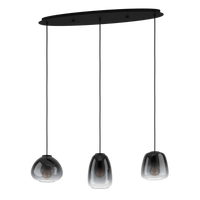 Окачено осветително тяло AGUILARES Black 104.5CM