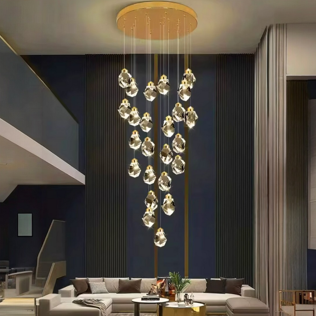 Осветително тяло LED Luxury Crystal Flowing Diamonds