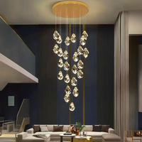 Осветително тяло LED Luxury Crystal Flowing Diamonds
