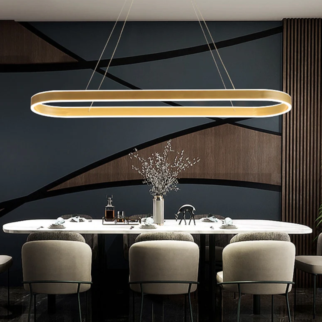 Осветително тяло LED KING Gold 1 Сегмент Овал Еквивалент 400W Дистанционно