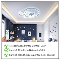 LED осветително тяло 96W Blue Majesty с дистанционно, еквивалент 500W