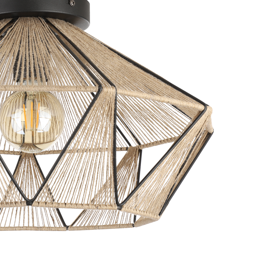 Lustra Vintage ADWICKLE Natural 44.5CM VINTAGE SI RETRO DESIGN / 44.5CM Chandeliers