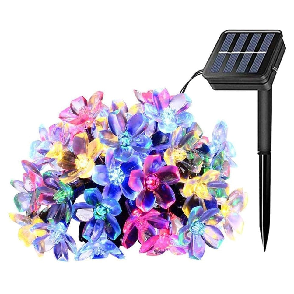 Соларен LED гирлянд Flowers линеен 50 LED 6.5m