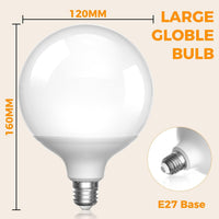 LED крушка E27 18W G120 матов глобус
