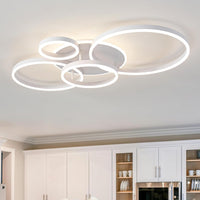 LED осветително тяло 234W CIRCLE White Luxury Еквивалент 1200W Дистанционно