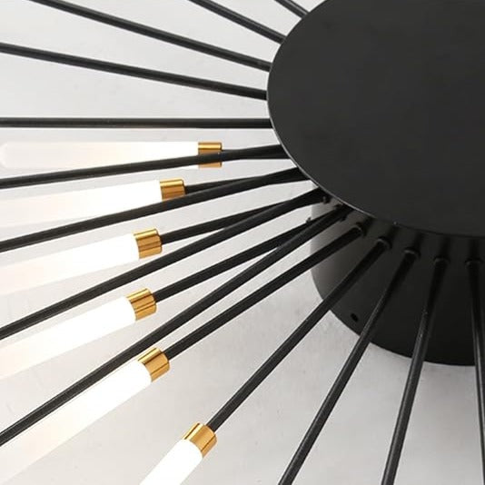 Lustra LED American Dream Black 112w Echivalent 500W Telecomanda NEAGRA / 105CM / MINIMALIST DESIGN Chandeliers