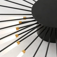 Lustra LED American Dream Black 112w Echivalent 500W Telecomanda NEAGRA / 105CM / MINIMALIST DESIGN Chandeliers