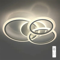 LED осветително тяло 3 WHITE RINGS Еквивалент 500W Дистанционно управление