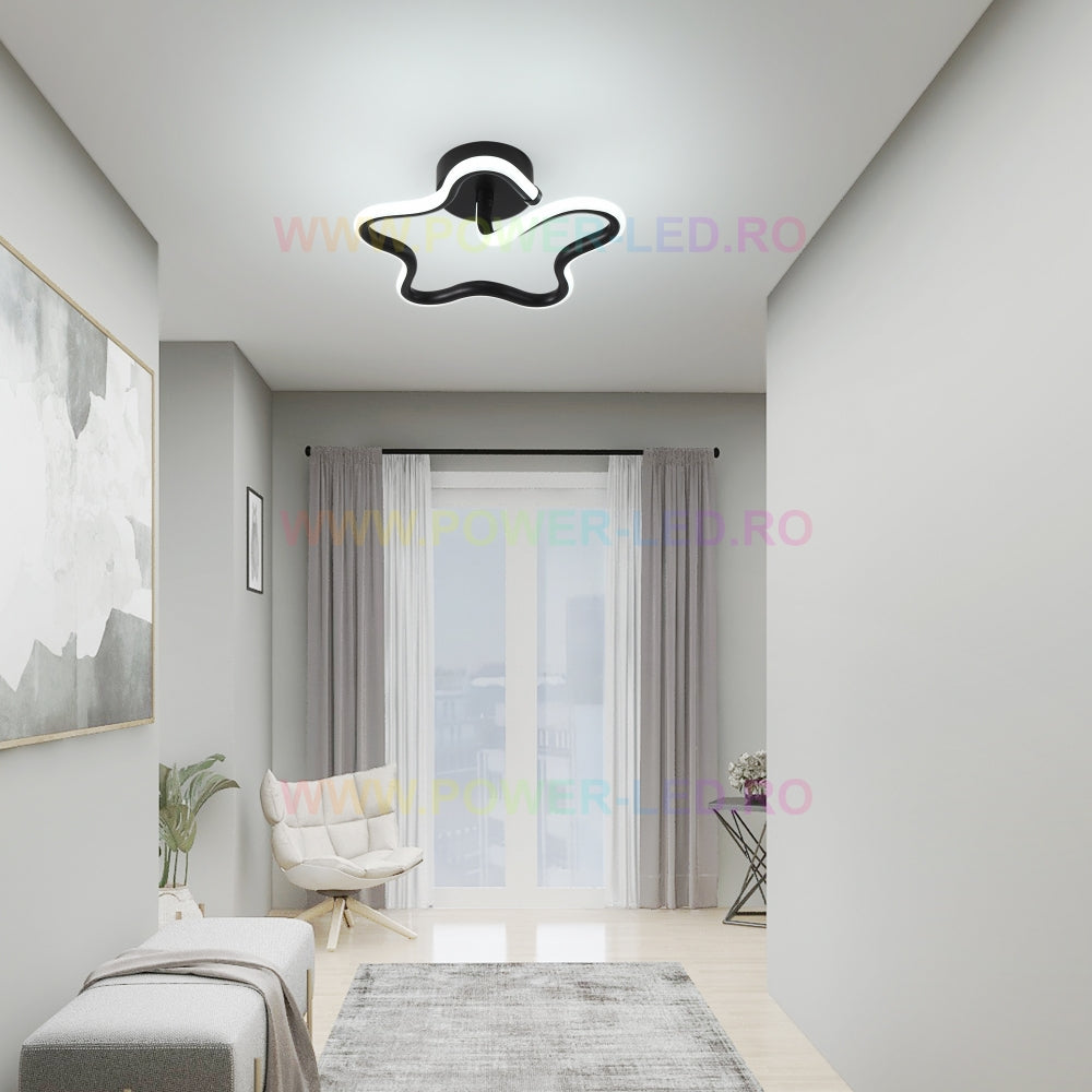 LED аплик 36W Ministar BLACK Еквивалент 150W