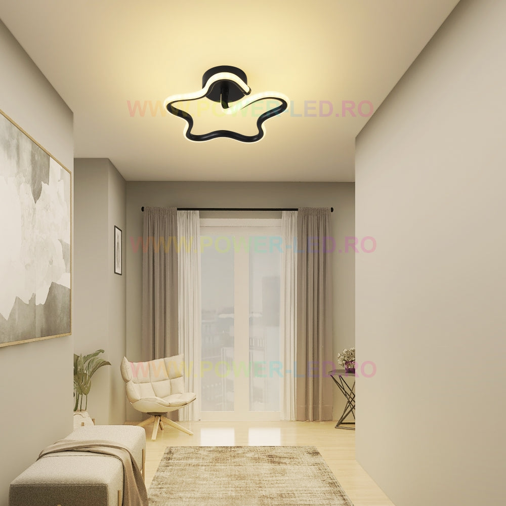 LED аплик 36W Ministar BLACK Еквивалент 150W
