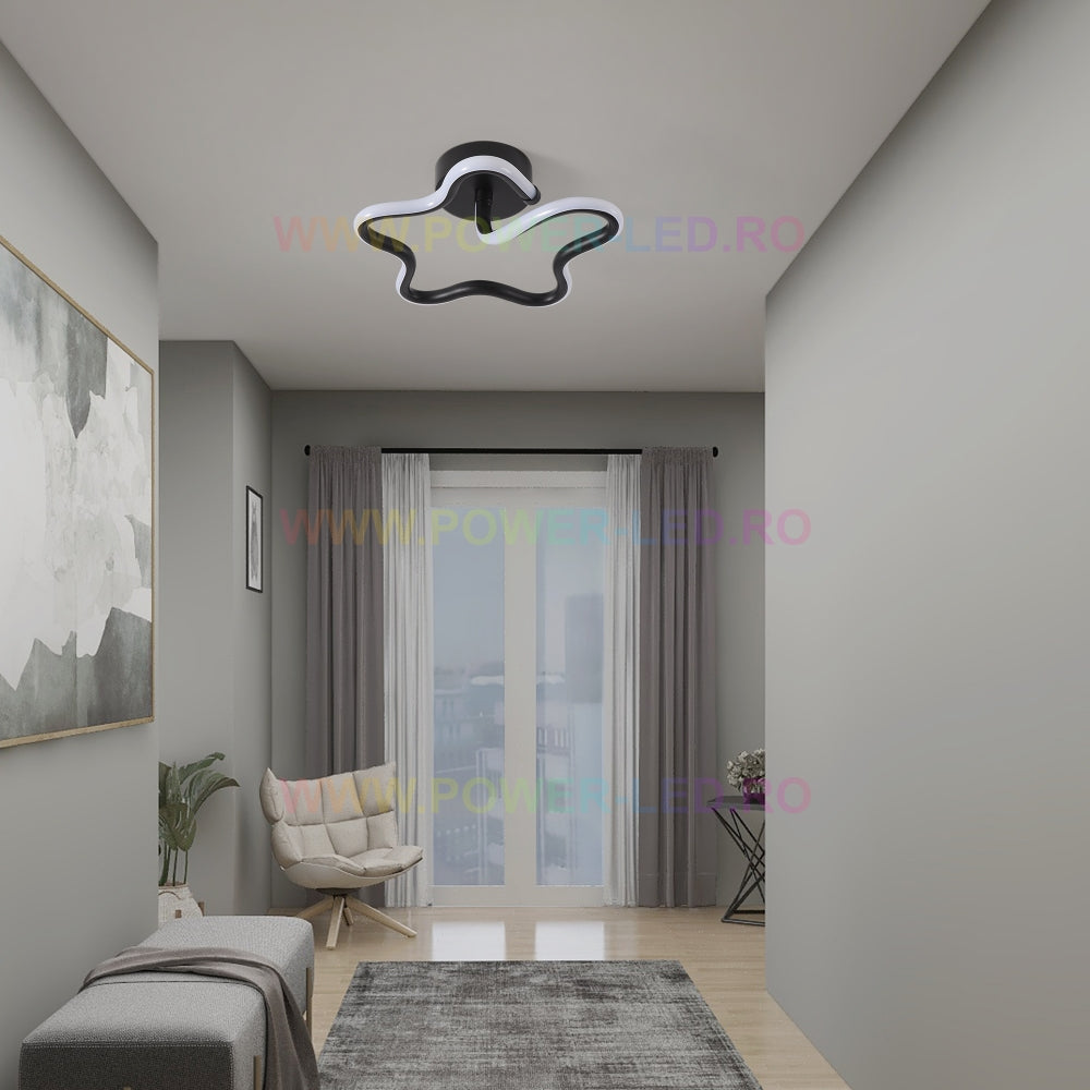 LED аплик 36W Ministar BLACK Еквивалент 150W