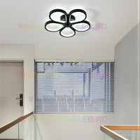 LED аплик Mini FLOWER Black еквивалент 250W