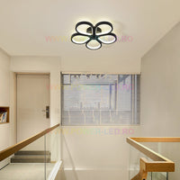 LED аплик Mini FLOWER Black еквивалент 250W