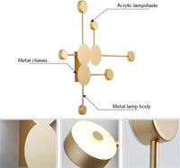 LED аплик Modern Style-6 Gold еквивалент 200W