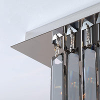 Плафонен полилей Cristal Dark Square Luxury