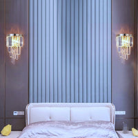 Аплик за стена Cristal Dark Chrome Luxury