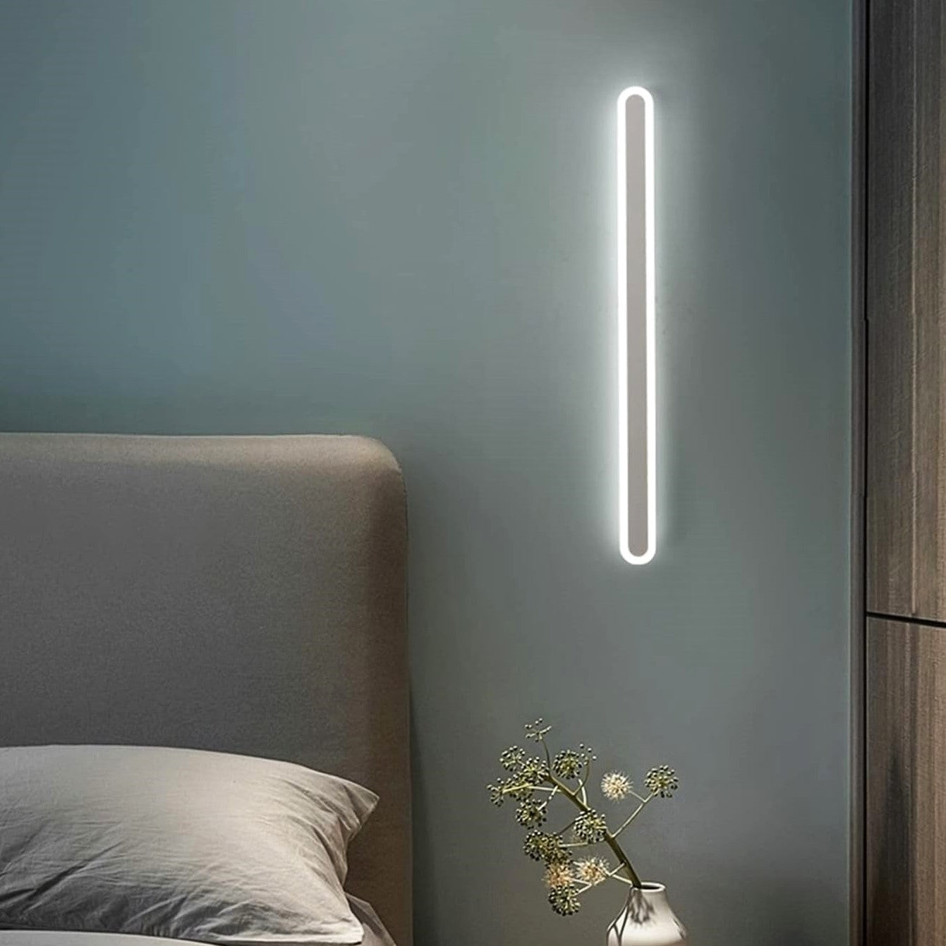 LED аплик линеен 48W 60cm бял еквивалент 300W