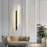 LED аплик SCARLET 60cm черен+златен Еквивалент 150W