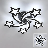 LED осветително тяло STAR DESIGN BLACK еквивалент 600W с дистанционно