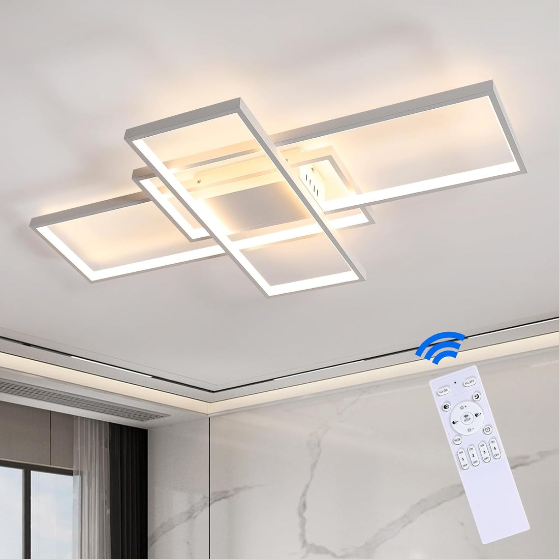 LED осветително тяло Gadget бяла еквивалент 500W с дистанционно