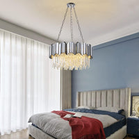 Полилей кристал GLORY SILVER 50CM с верига