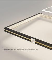 LED осветително тяло Charlotte 1+1 Square Еквивалент 300W Дистанционно