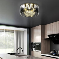 Lustra Luxury CRYSTEL 50cm CHROME / CRISTAL Chandeliers