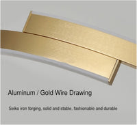 LED осветително тяло висящо Gold, еквивалент 520W, с дистанционно