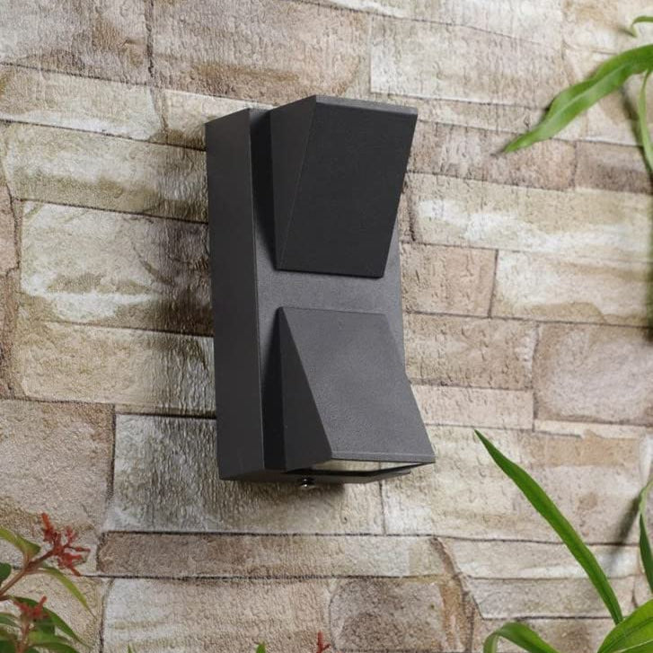 Aplica Led Exterior 2X5W V1 Neagra Wall Light Fixtures