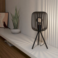 Декоративна лампа ROMAZZINA Black Ø20CM