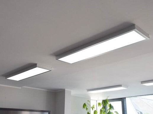 LED панел 48W 120x30cm Бял за повърхностен монтаж