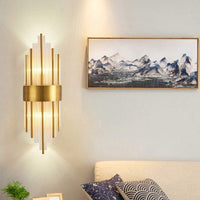 Стенен аплик Cristal Golden CROWN